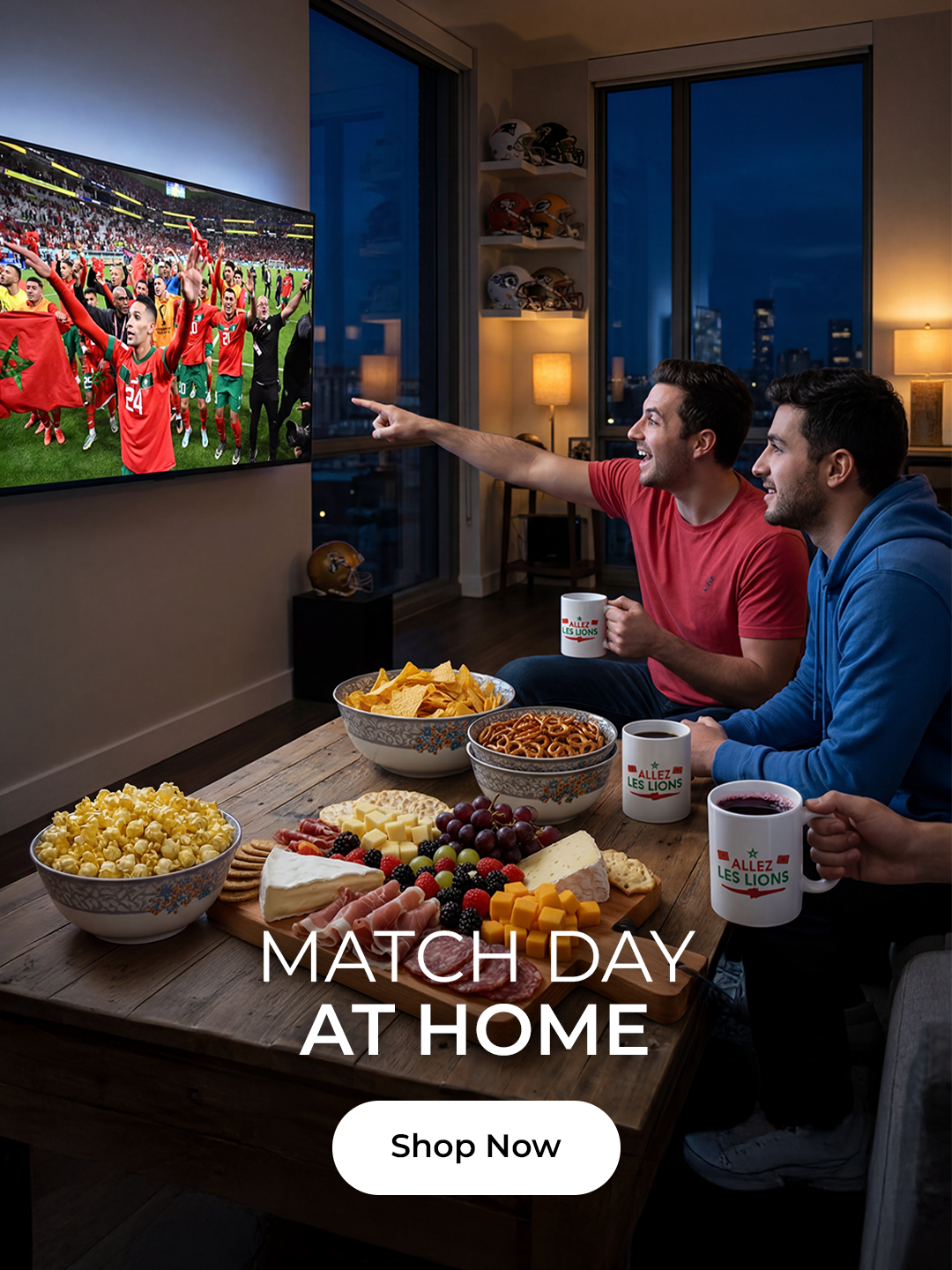 Match day at home